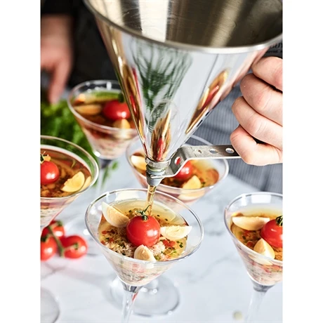 De Buyer Entonnoir à Piston Fushia 4 De Buyer Entonnoir à Piston Fushia – Image 2