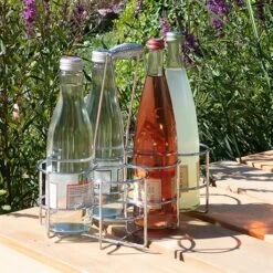 Porte-bouteilles Chromé Loop -Joseph Joseph || Peugeot Soldes Magasin 60136 2 3 Porte bouteilles chrome Loop Kela