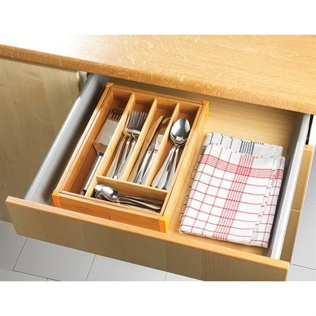 Range-couverts Extensible En Bambou 5 à 7 Compartiments 4 Range-couverts Extensible En Bambou 5 à 7 Compartiments – Image 2