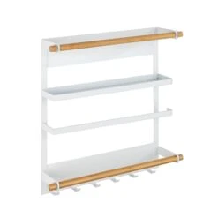 Étagère De Cuisine Magnétique Blanche 8 Étagère De Cuisine Magnétique Blanche -Joseph Joseph || Peugeot Soldes Magasin 603140 1 3 Etagere de cuisine magnetique blanche Wenko by Maximex