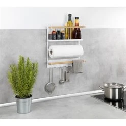 Étagère De Cuisine Magnétique Blanche 9 Étagère De Cuisine Magnétique Blanche -Joseph Joseph || Peugeot Soldes Magasin 603140 2 3 Etagere de cuisine magnetique blanche Wenko by Maximex