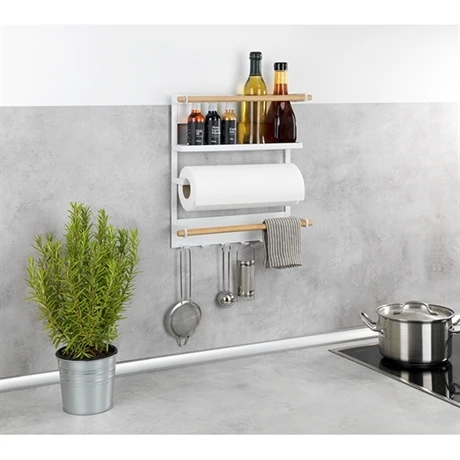 Étagère De Cuisine Magnétique Blanche 5 Étagère De Cuisine Magnétique Blanche – Image 3