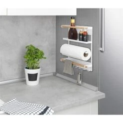 Étagère De Cuisine Magnétique Blanche 11 Étagère De Cuisine Magnétique Blanche -Joseph Joseph || Peugeot Soldes Magasin 603140 4 3 Etagere de cuisine magnetique blanche Wenko by Maximex