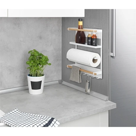 Étagère De Cuisine Magnétique Blanche 7 Étagère De Cuisine Magnétique Blanche – Image 5