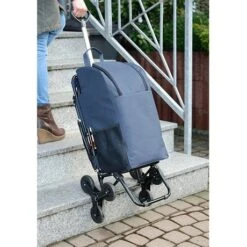 Chariot De Courses Avec Siège Bleu -Joseph Joseph || Peugeot Soldes Magasin 604011 3 4 Chariot de courses avec siege bleu Wenko by Maximex