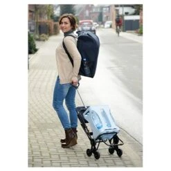 Chariot De Courses Avec Siège Bleu -Joseph Joseph || Peugeot Soldes Magasin 604011 4 4 Chariot de courses avec siege bleu Wenko by Maximex