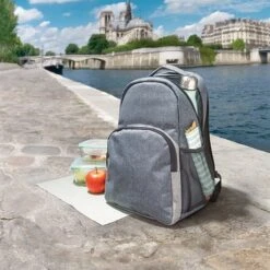 Sac à Dos Glacière Isotherme 10 L Gris -Joseph Joseph || Peugeot Soldes Magasin 606026 4 5 Sac a dos glaciere isotherme 10 L gris Mathon