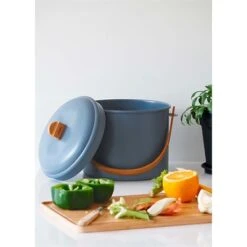 Seau à Compost D’intérieur Ardoise 7 L -Joseph Joseph || Peugeot Soldes Magasin 606079 2 1 Seau a compost d interieur ardoise 7 L Pebbly