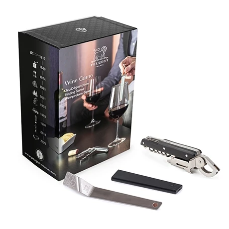 Peugeot Coffret Wine Game - Clé Du Vin + Tire-bouchon Clavelin Noir 3 Peugeot Coffret Wine Game - Clé Du Vin + Tire-bouchon Clavelin Noir
