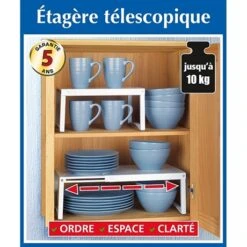 Etagère Télescopique En Fer -Joseph Joseph || Peugeot Soldes Magasin 60685 3 5 Etagere telescopique en fer Wenko by Maximex