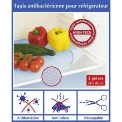 3 Tapis Antibactériens Pour Réfrigérateur 9 3 Tapis Antibactériens Pour Réfrigérateur -Joseph Joseph || Peugeot Soldes Magasin 60766 3 2 3 Tapis antibacteriens pour refrigerateur Wenko by Maximex