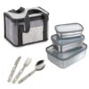 Kit Sac Isotherme, Set De Couverts Et 3 Lunch Box En Inox -Joseph Joseph || Peugeot Soldes Magasin 619007 0 1 Kit sac isotherme set de couverts et 3 lunch box en inox