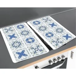 Set 2 Couvre-plaques Carreaux Bleus 8 Set 2 Couvre-plaques Carreaux Bleus -Joseph Joseph || Peugeot Soldes Magasin 623001 2 3 Set 2 couvre plaques carreaux bleus Wenko by Maximex