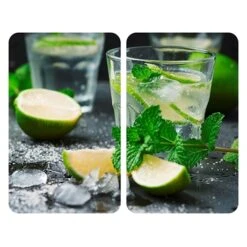 Set 2 Couvre-plaques Mojito -Joseph Joseph || Peugeot Soldes Magasin 623022 1 3 Set 2 couvre plaques Mojito Wenko by Maximex