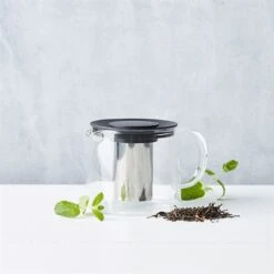 Théière En Verre Avec Filtre Inox 0,6 L Noir -Joseph Joseph || Peugeot Soldes Magasin 623031 1 1 Theiere en verre avec filtre inox 0 6 L noir Point Virgule