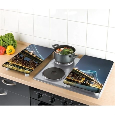 Set 2 Couvre-plaques Protection Motif Brooklyn 4 Set 2 Couvre-plaques Protection Motif Brooklyn – Image 2