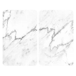 Set 2 Couvre-plaques Protection Motif Marbre 8 Set 2 Couvre-plaques Protection Motif Marbre -Joseph Joseph || Peugeot Soldes Magasin 62410 1 3 Set 2 couvre plaques protection motif marbre Wenko by Maximex