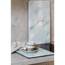 Set 2 Couvre-plaques Protection Motif Marbre 11 Set 2 Couvre-plaques Protection Motif Marbre -Joseph Joseph || Peugeot Soldes Magasin 62410 4 3 Set 2 couvre plaques protection motif marbre Wenko by Maximex