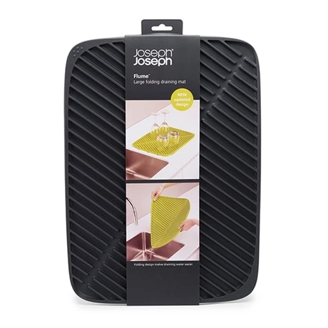 Joseph Joseph Flume Tapis Égouttoir 43cm - Gris 4 Joseph Joseph Flume Tapis Égouttoir 43cm - Gris – Image 2