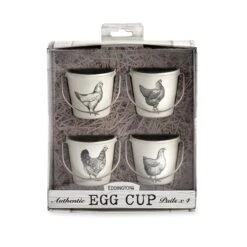 4 Coquetiers Authentic En Métal