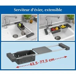 Serviteur D'évier Multifonction Cami 11 Serviteur D'évier Multifonction Cami -Joseph Joseph || Peugeot Soldes Magasin 653453 4 3 Serviteur d evier multifonction Cami Wenko by Maximex