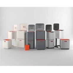 Joseph Joseph Poubelle Totem Pierre 40 L - 2 Compartiments 20 L -Joseph Joseph || Peugeot Soldes Magasin 658000 2 2 Poubelle Totem Pierre 40 L 2 compartiments 20 L Joseph Joseph