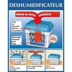 Absorbeur D'humidité 2kg -Joseph Joseph || Peugeot Soldes Magasin 658007 2 1 Absorbeur d humidite 2kg Wenko by Maximex