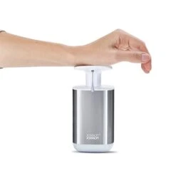 Joseph Joseph Pompe à Savon - Inox Blanc -Joseph Joseph || Peugeot Soldes Magasin 658014 1 3 Pompe a savon Inox Blanc Joseph Joseph