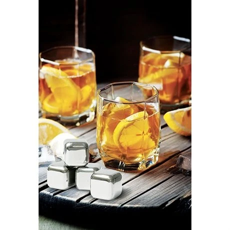 Set 4 Glaçons Magiques Rafraîchissants En Inox 5 Set 4 Glaçons Magiques Rafraîchissants En Inox – Image 3