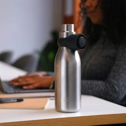 Joseph Joseph Bouteille Isotherme Isolée Sous Vide Loop 500 Ml Inox Brossé -Joseph Joseph || Peugeot Soldes Magasin 670196 2 1 Bouteille isotherme isolee sous vide Loop 500 ml Inox brosse Joseph Joseph