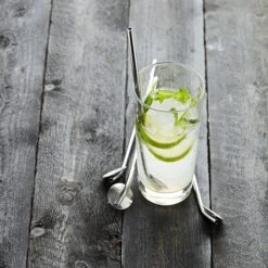 Set De 4 Cuillères Pailles En Inox -Joseph Joseph || Peugeot Soldes Magasin 673149 1 1 Set de 4 cuilleres pailles en inox Point Virgule