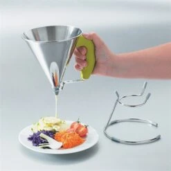 De Buyer Entonnoir à Piston Vert -Joseph Joseph || Peugeot Soldes Magasin 67351 3 1 Entonnoir a piston vert De Buyer