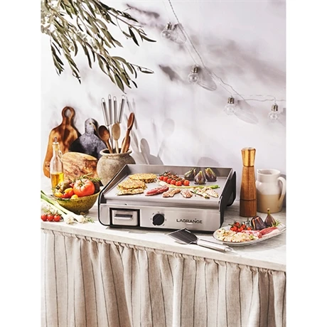 Plancha Semi-professionnelle électrique Avec Kit Accessoires Et Livre 4 Plancha Semi-professionnelle électrique Avec Kit Accessoires Et Livre – Image 2