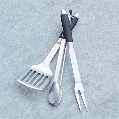 BARBECOOK Set 3 Ustensiles Barbecue Inox 4 BARBECOOK Set 3 Ustensiles Barbecue Inox – Image 2