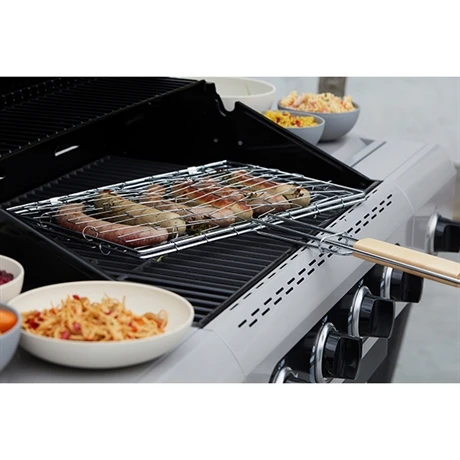 BARBECOOK Grille En Chrome Et Bois 4 BARBECOOK Grille En Chrome Et Bois – Image 2