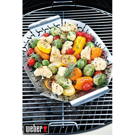 Weber Grand Panier à Légumes En Acier Inoxydable 3 Weber Grand Panier à Légumes En Acier Inoxydable